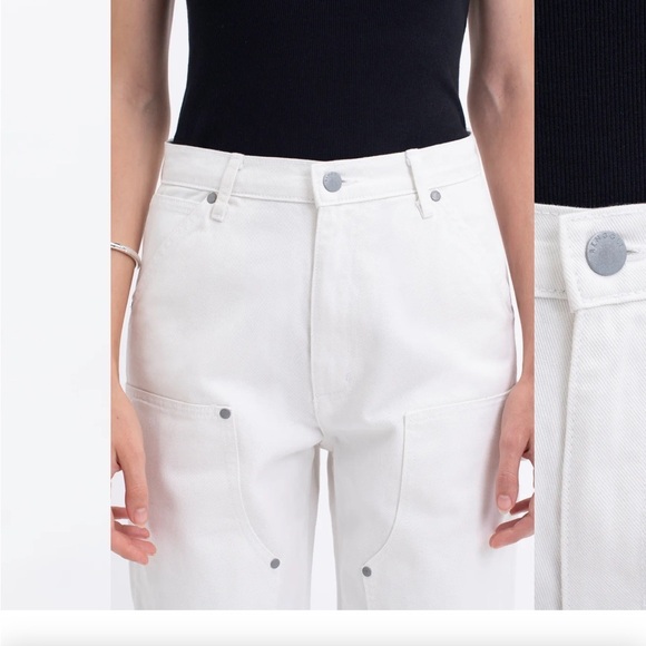 Renggli Work Pant in Chalk - Picture 7 of 10